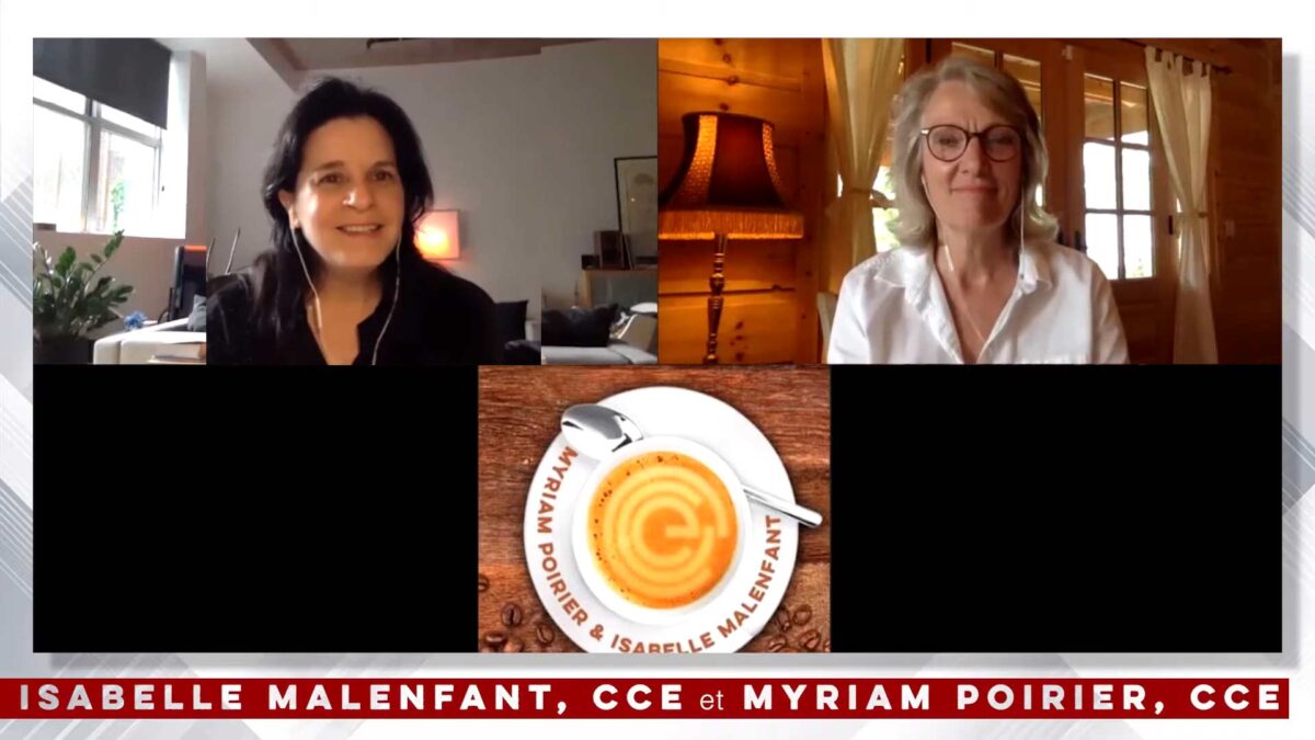 2020_EP05_Pause-café entre monteurs-ses - Isabelle Malenfant, CCE et Myriam Poirier, CCE