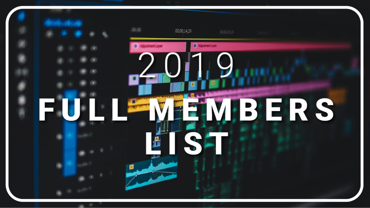 2019 Full Member List CCE